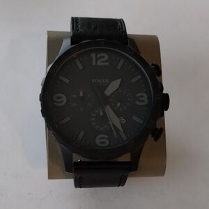 Fossil Mens Oversized Stainless Steel Chronograph Watch